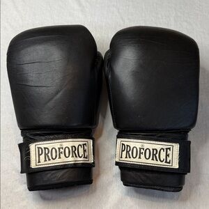 ProForce Black Boxing Gloves 14 oz